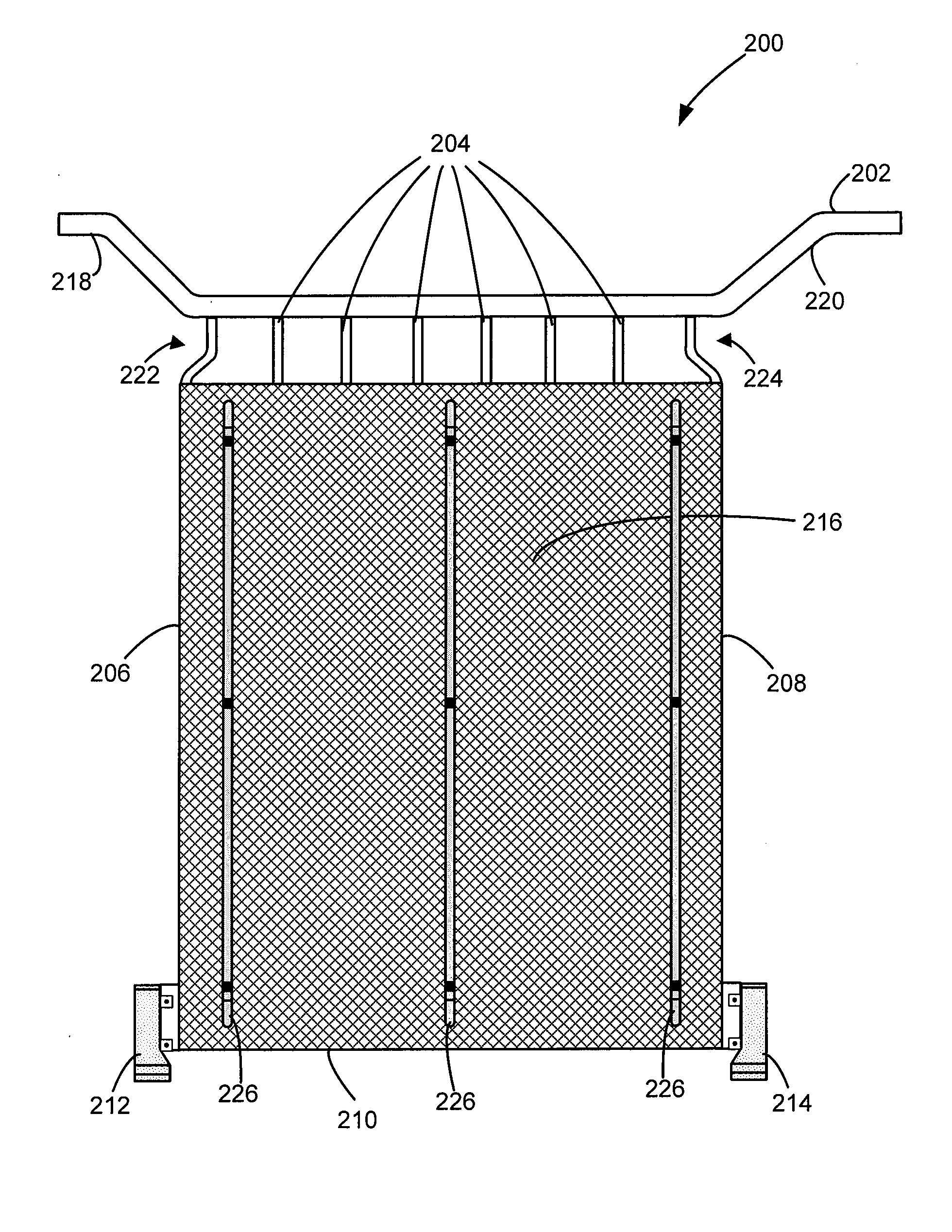 Anode assembly, system including the assembly, and method of using same