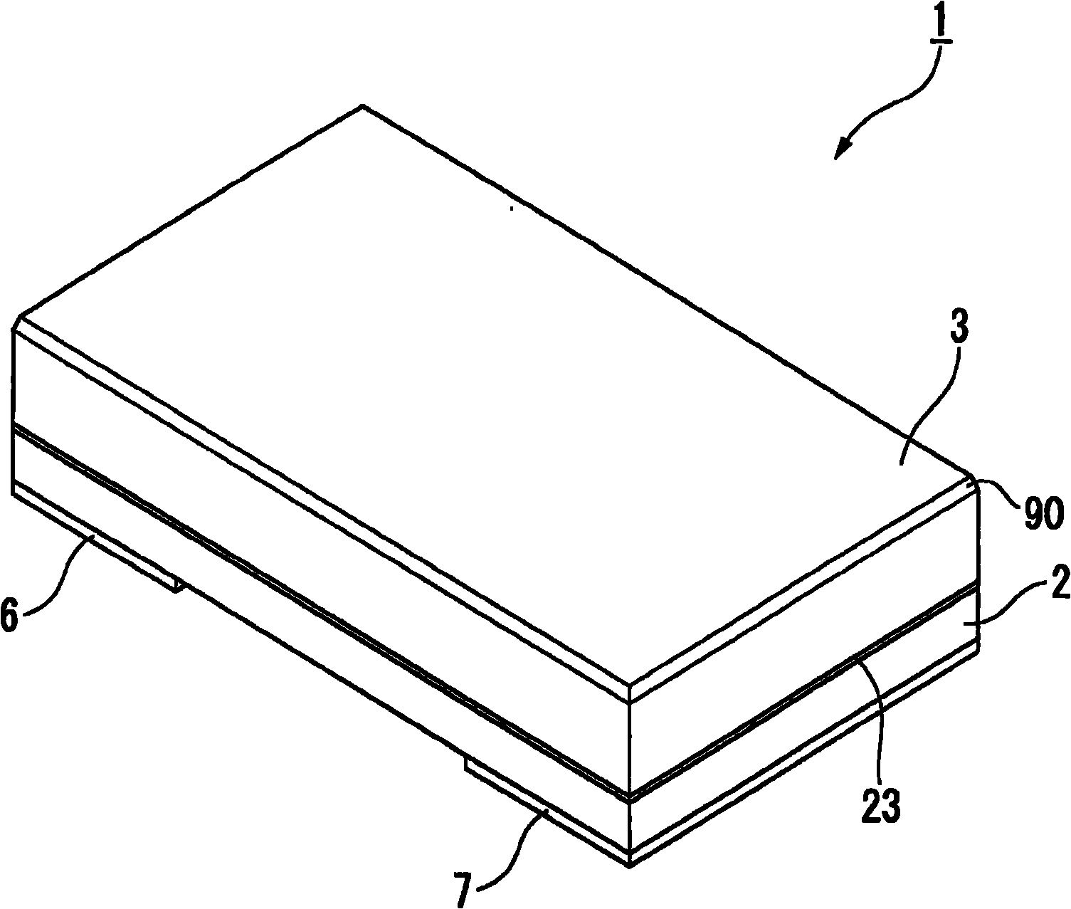 Bonded glass cutting method, package manufacturing method and package