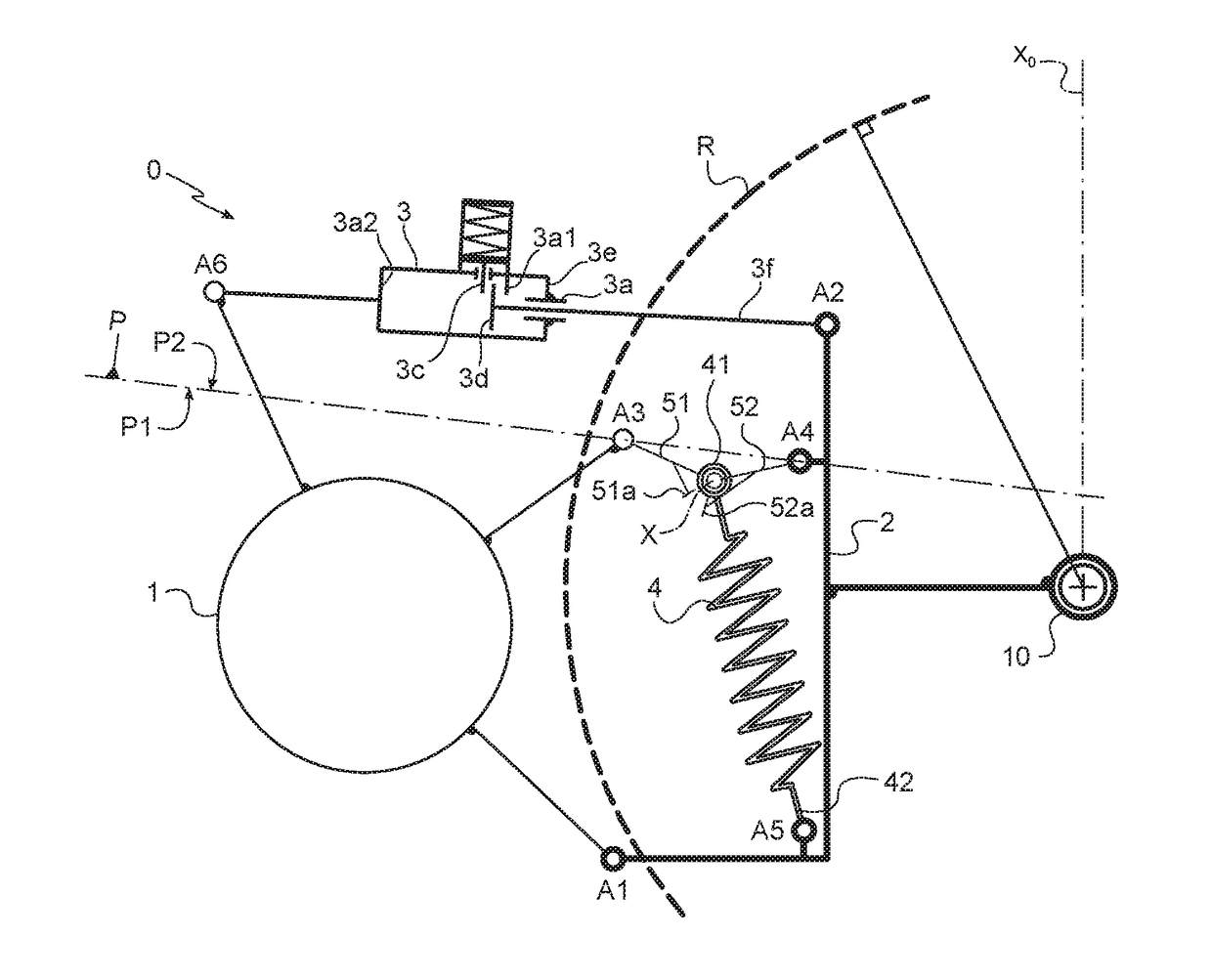 Lockable wheel actuator disengagement system on an aircraft landing gear