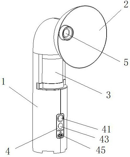 Portable rock-salt-powdered aerosol treatment instrument