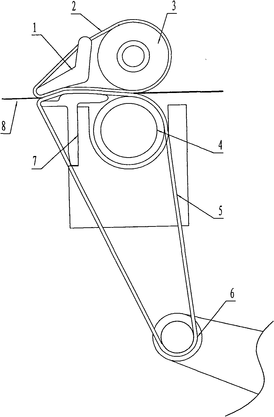 Spinning machine drafting component capable of improving yarn quality