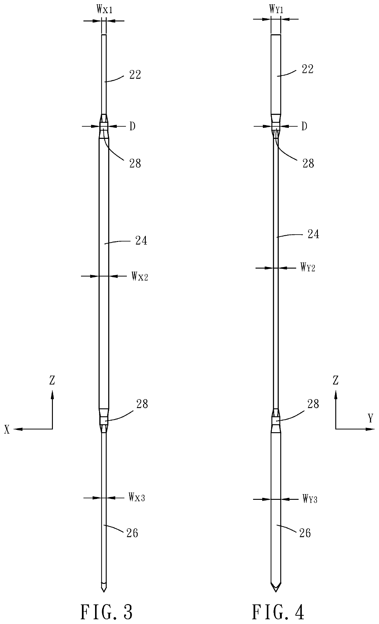 Probe head with linear probe