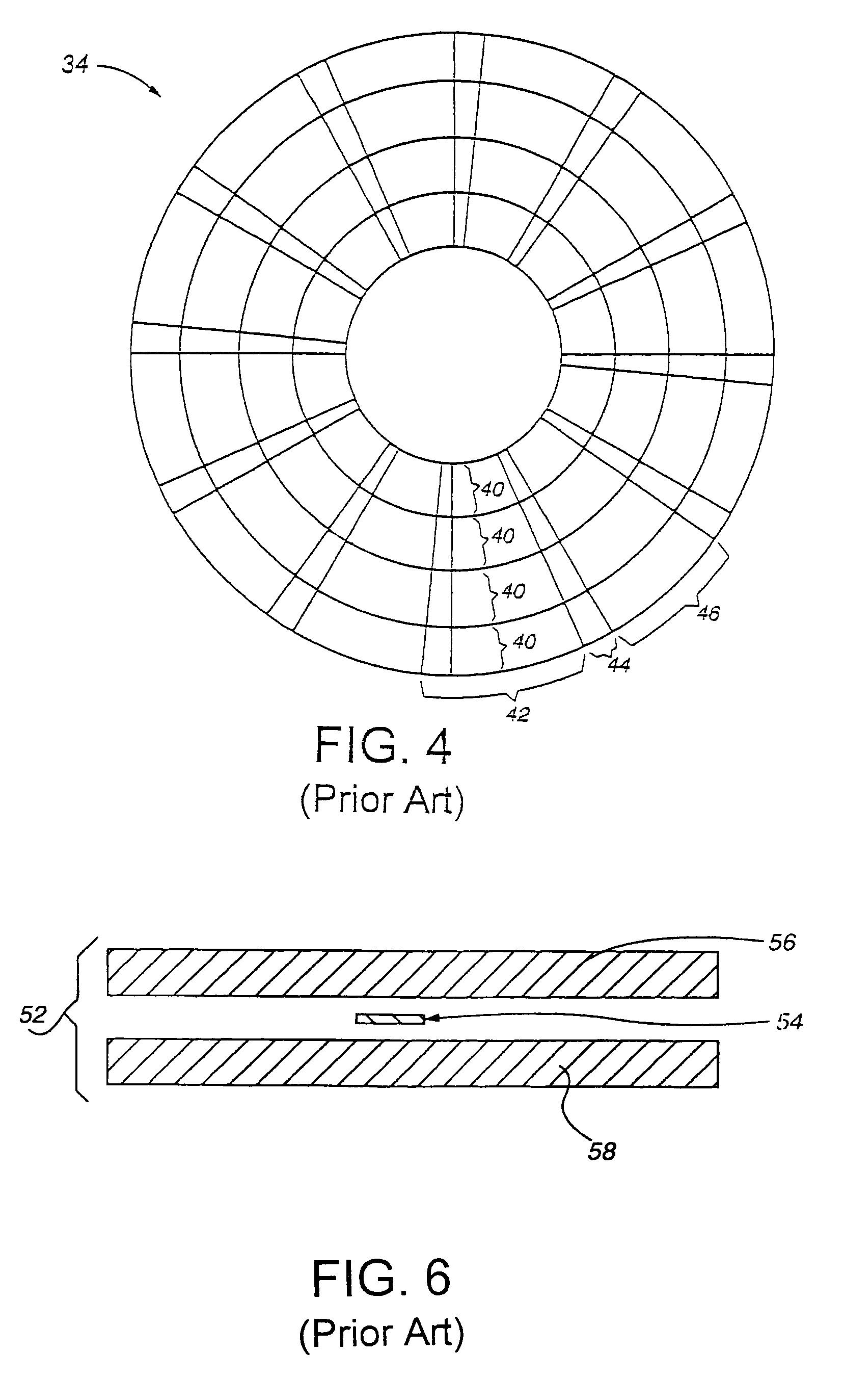 Magnetic disk drive with servo bursts and alternating magnetic polarity regions therebetween