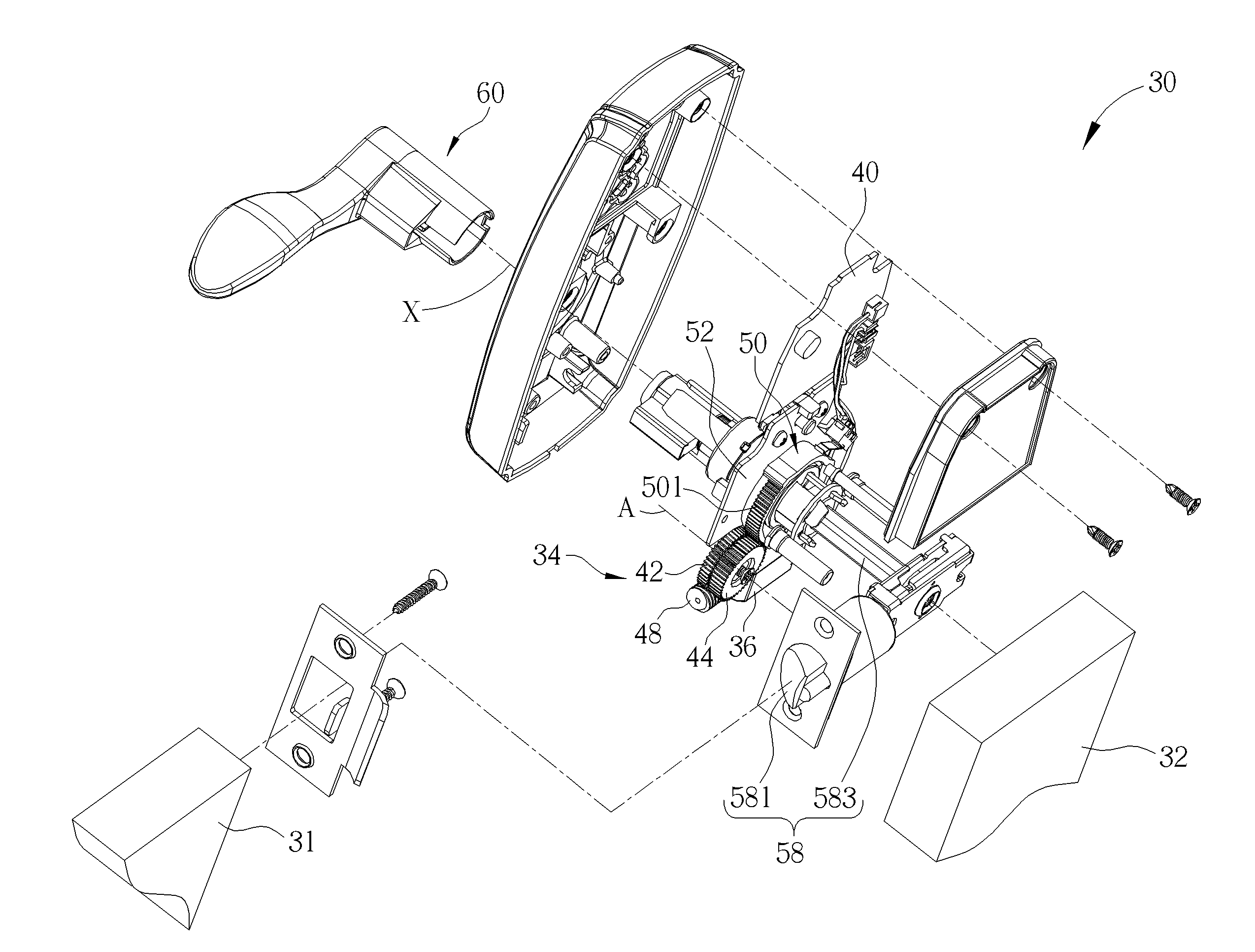 Transmission mechanism adapted to an electro-mechanical lock and electro-mechanical lock therewith