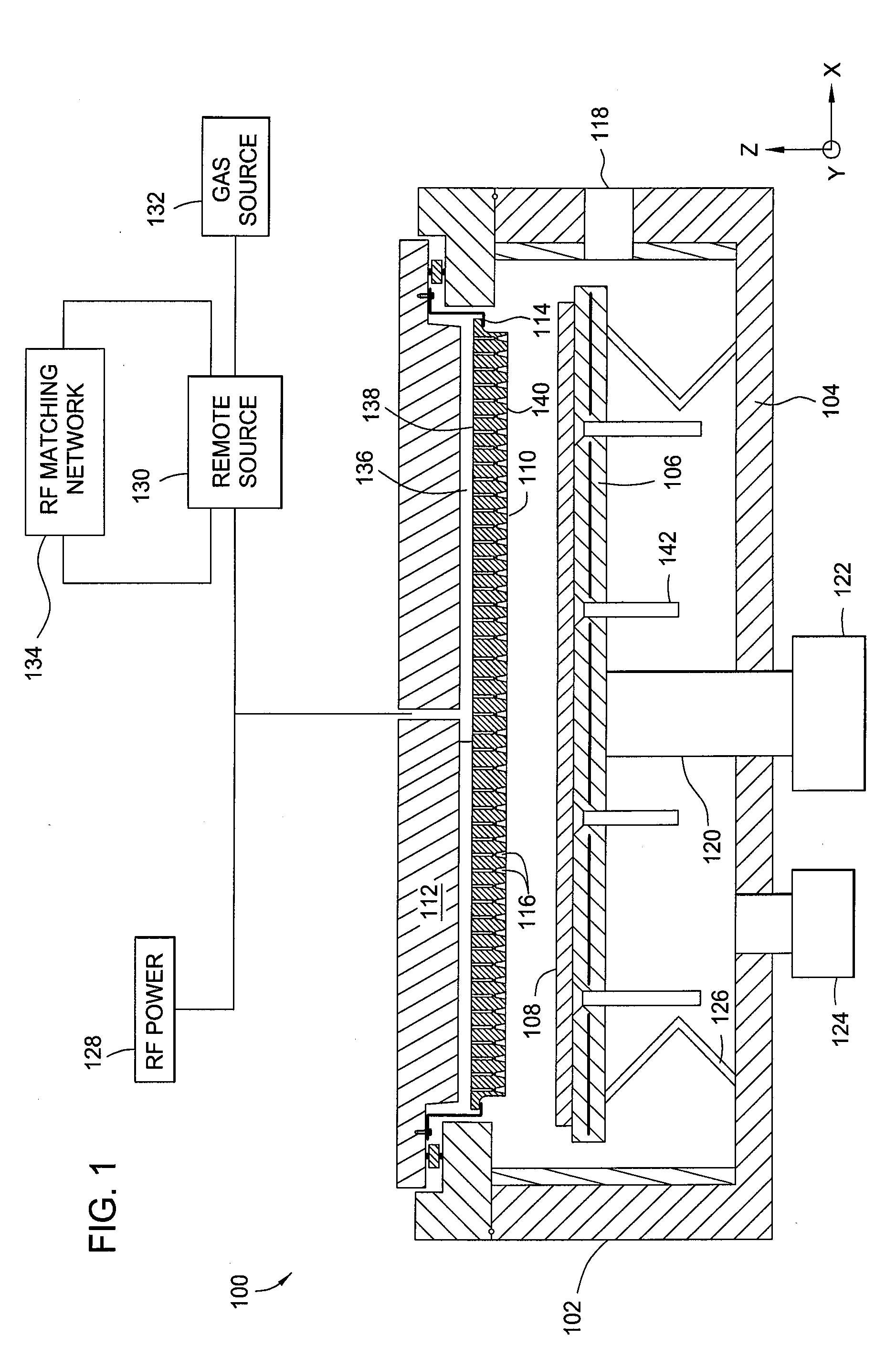 Remote inductively coupled plasma source for CVD chamber cleaning
