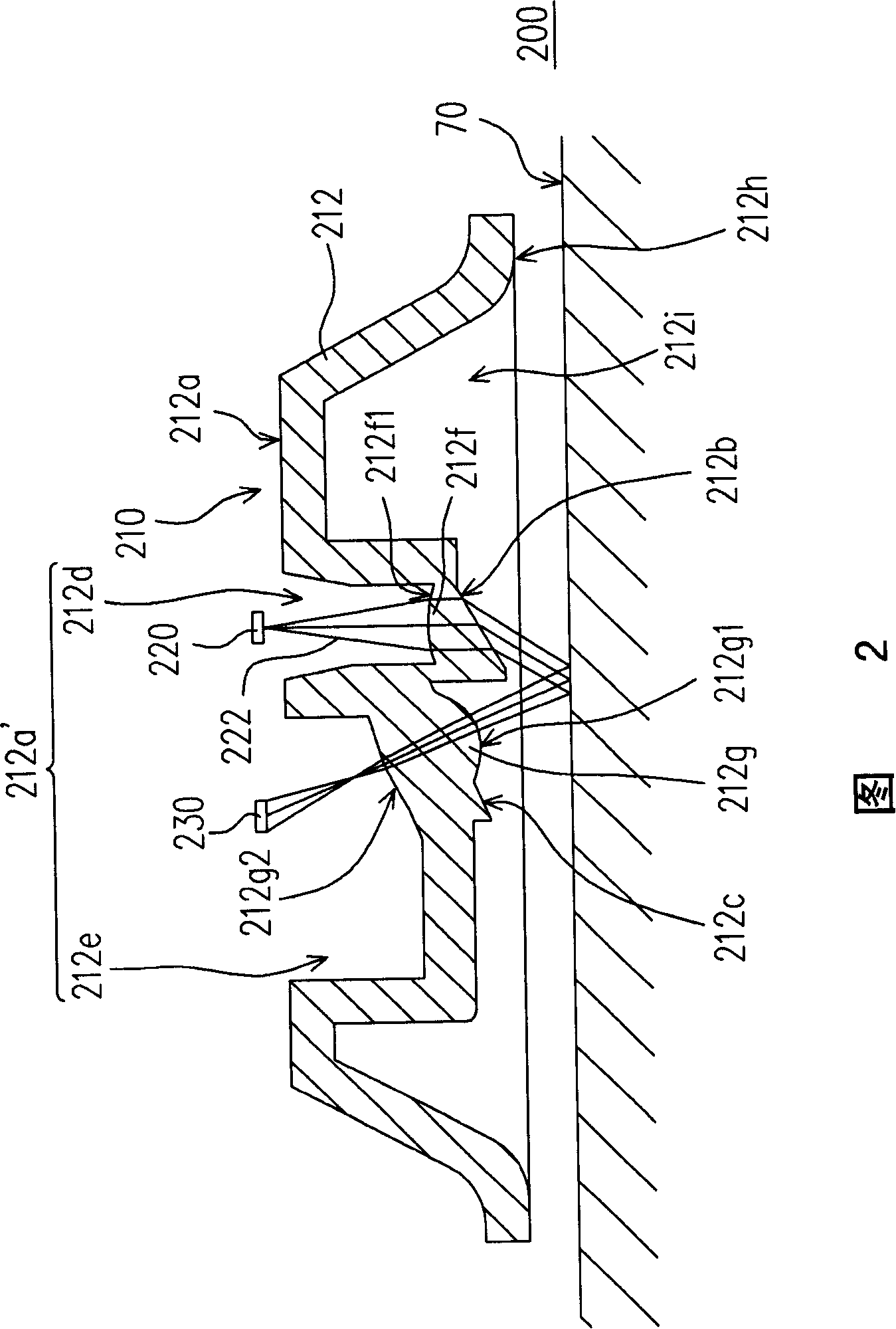Light-conducting element and sensing component possessing same