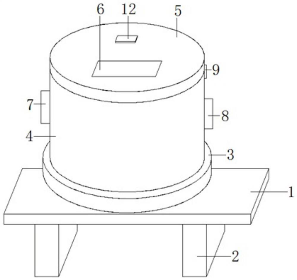 A shielding device for a digital anti-Compton high-purity germanium spectrometer and a method for using the same