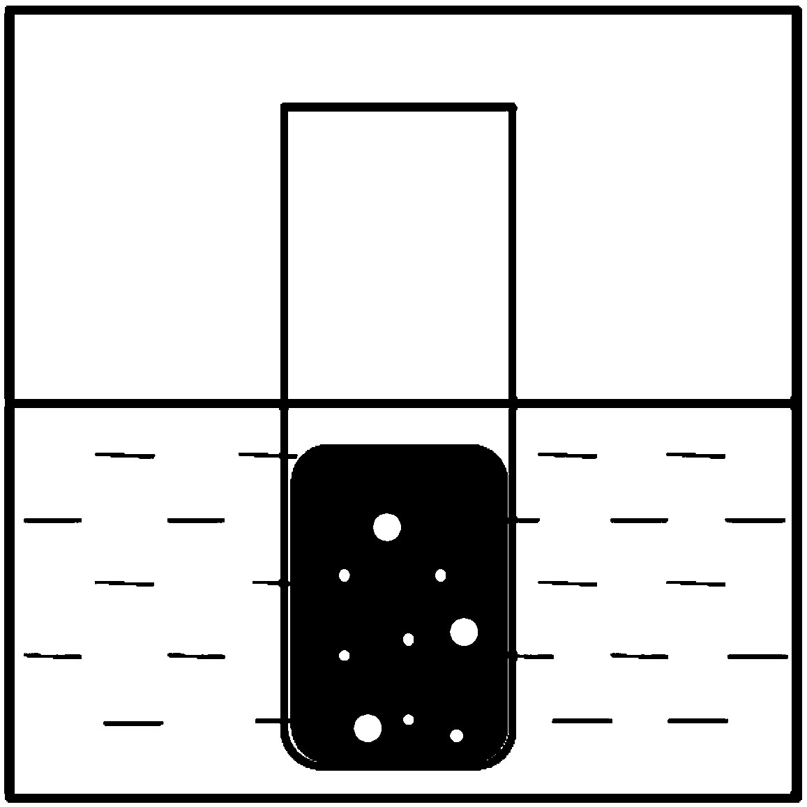 Expansibility characterization method of gel-state solid-liquid high-energy fuel filling explosive body