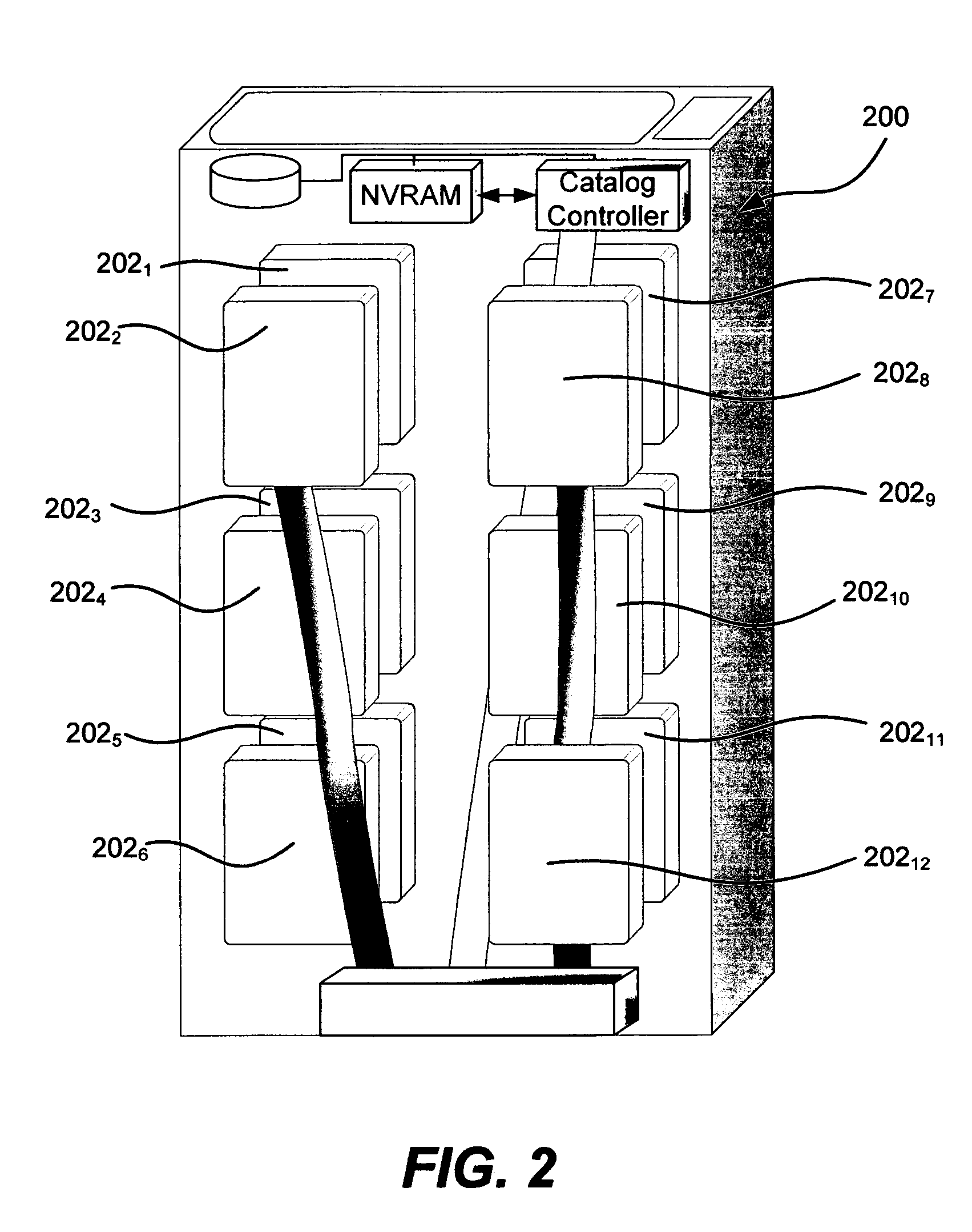 Electronic labeling for offline management of storage devices