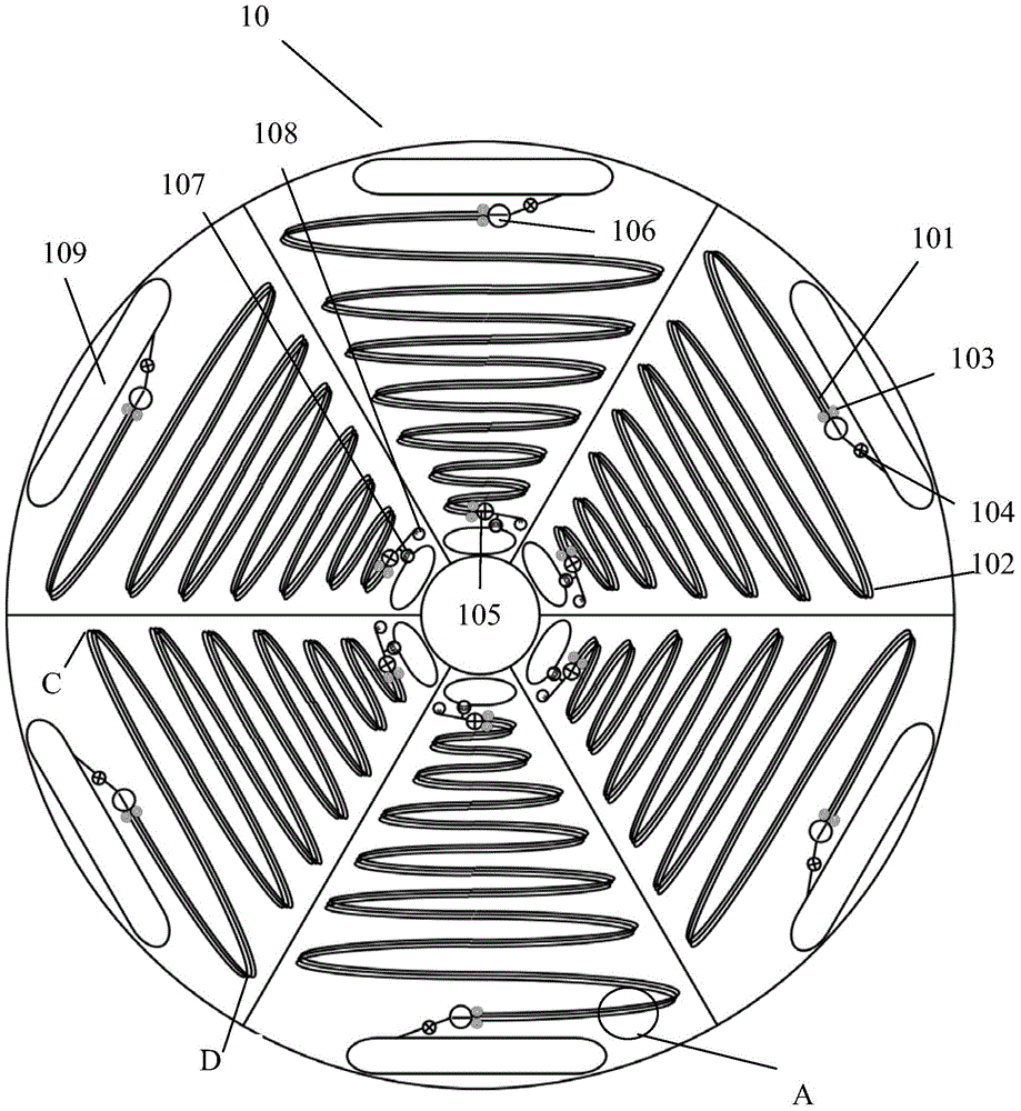 Centrifugal CD micro-fluidic chip for capillary electrophoresis and capillary gel electrophoresis device