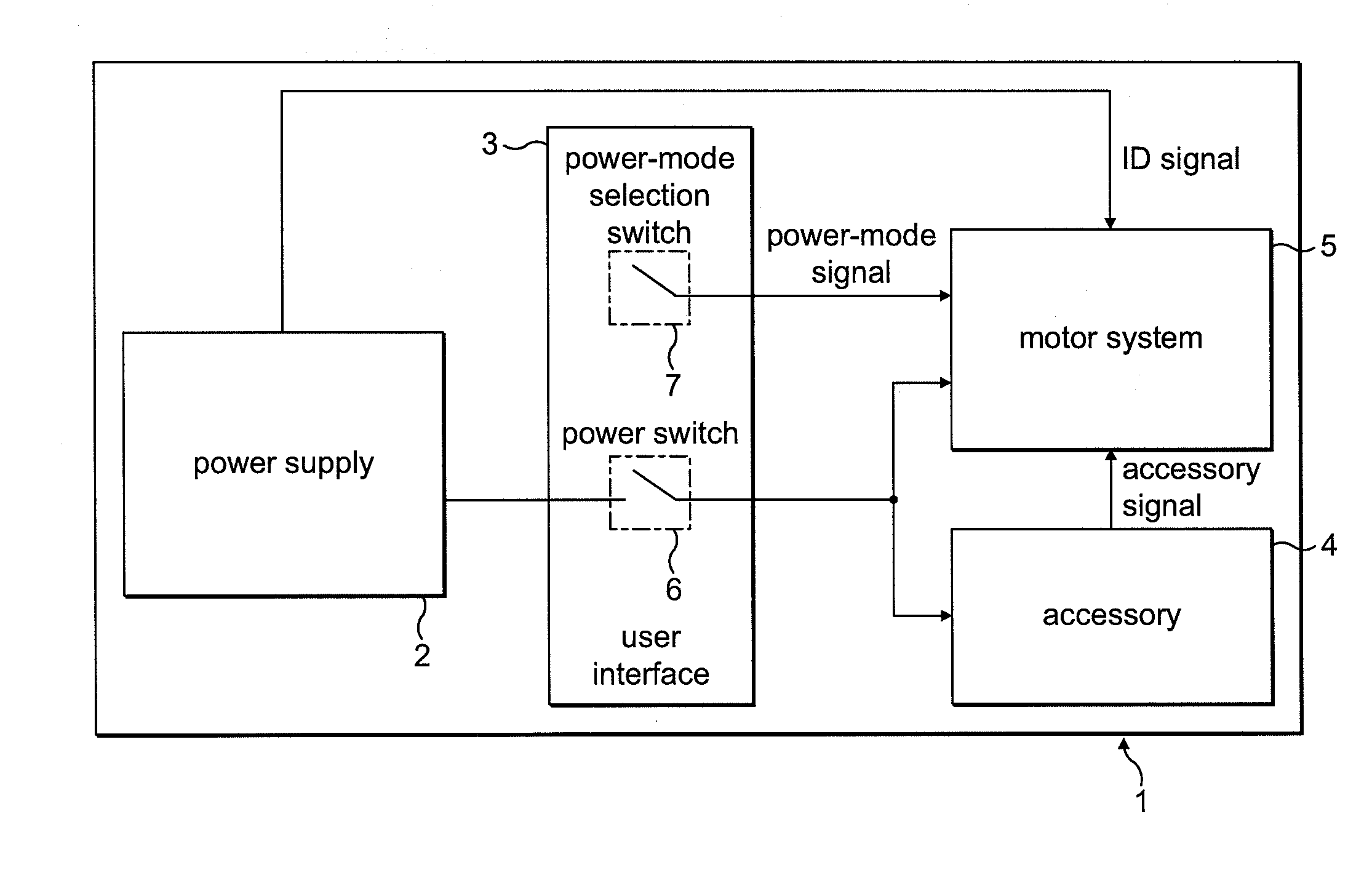 Constant-power electric system
