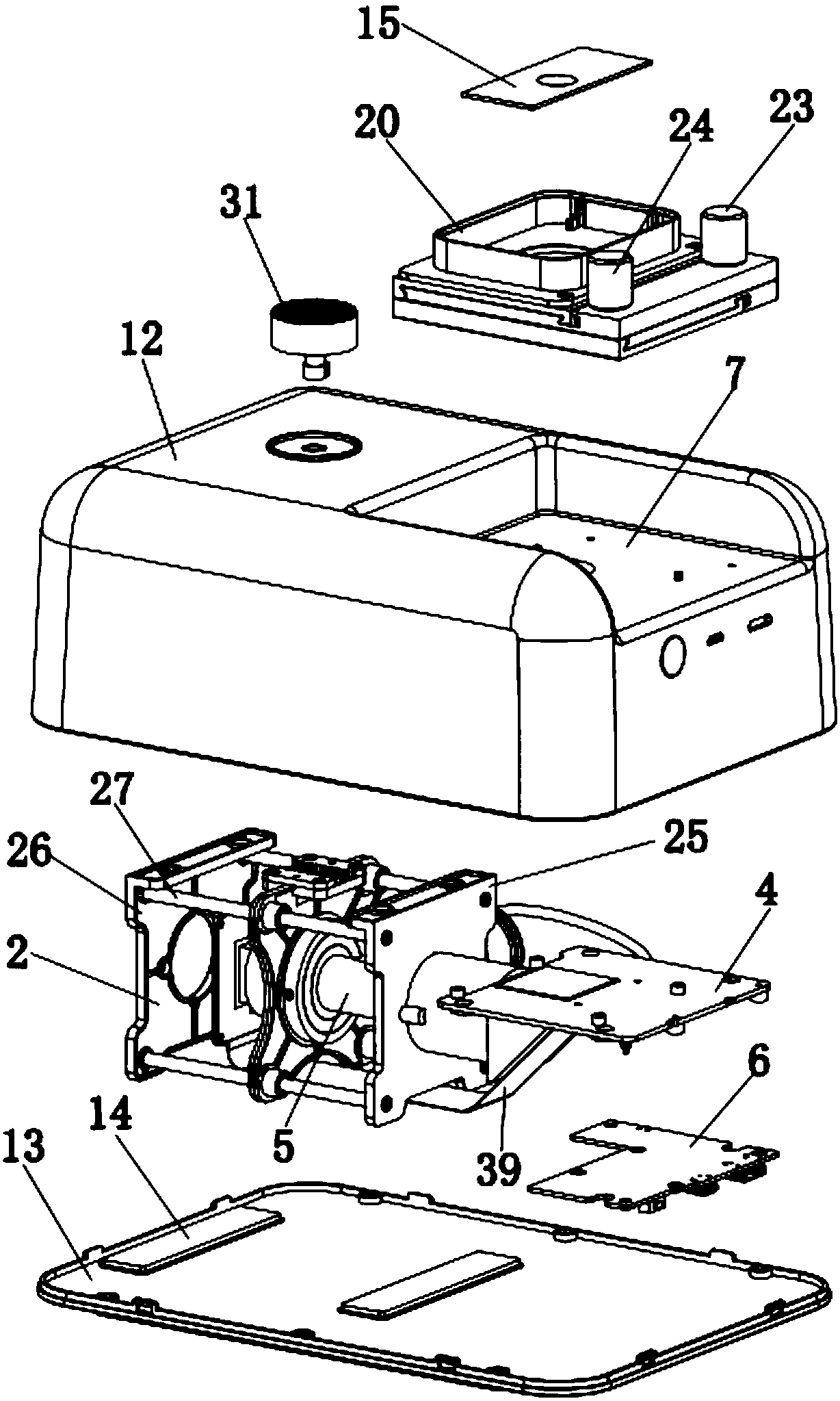 Optical assembly and horizontal microscopic system