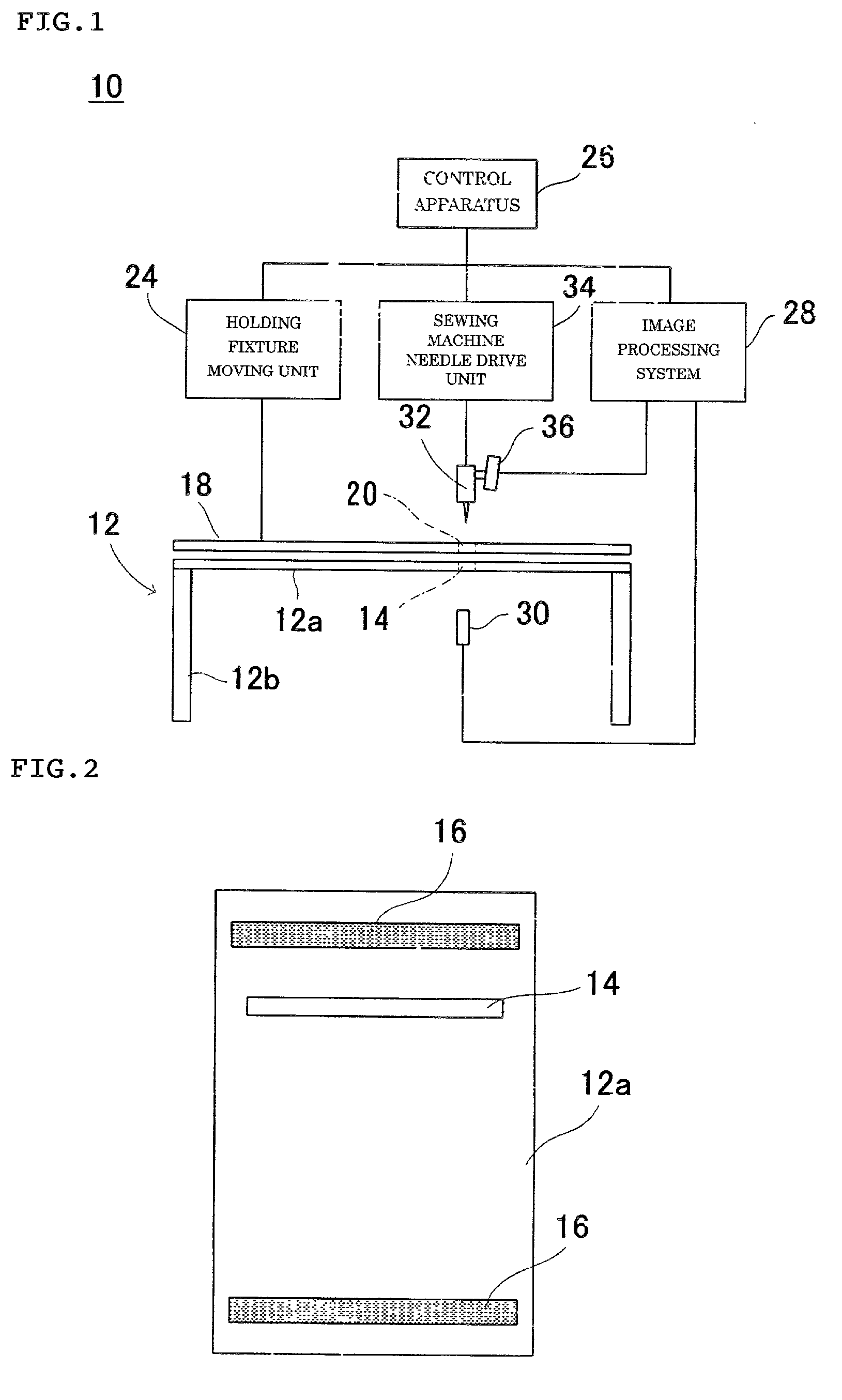 Method and apparatus for linking plain knitted fabrics