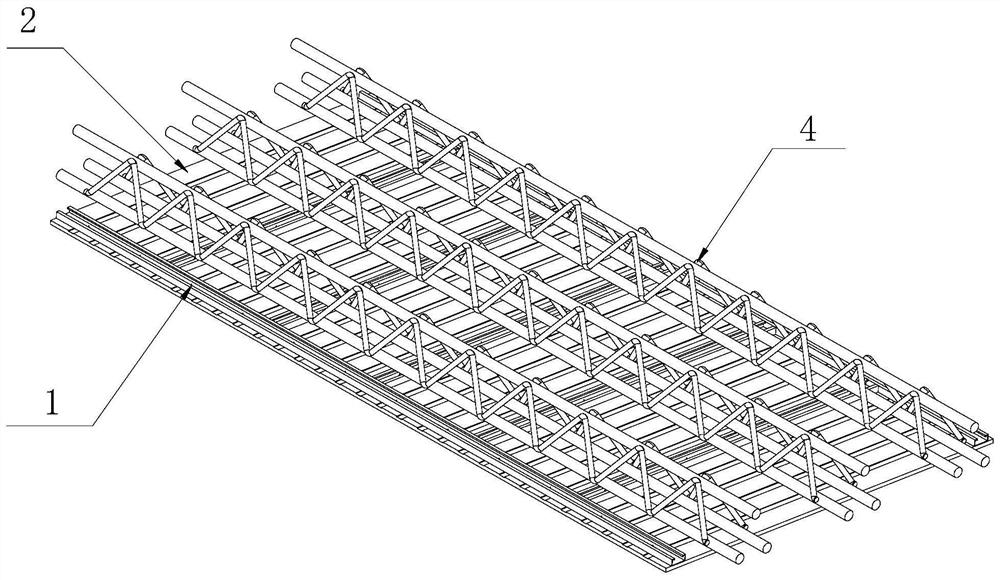 Assembly type prefabricated steel bar truss non-dismantling formwork system and manufacturing method thereof