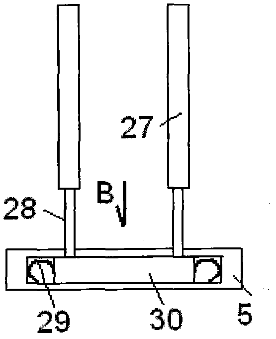 Multifunctional electric cart provided with barrier and facilitating excretion of mental patients