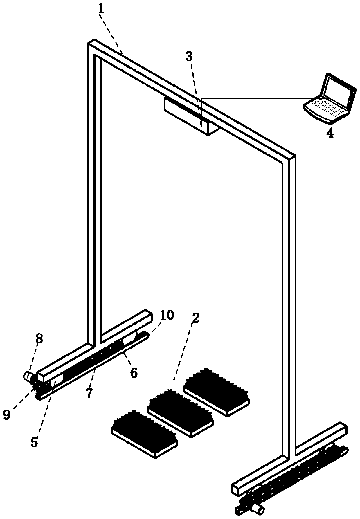 A method and device for non-destructive monitoring of plug seedling growth based on color and depth information