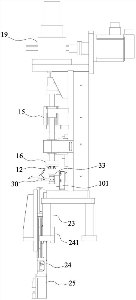 Surface cover riveting mechanism of automatic temperature controller assembling machine