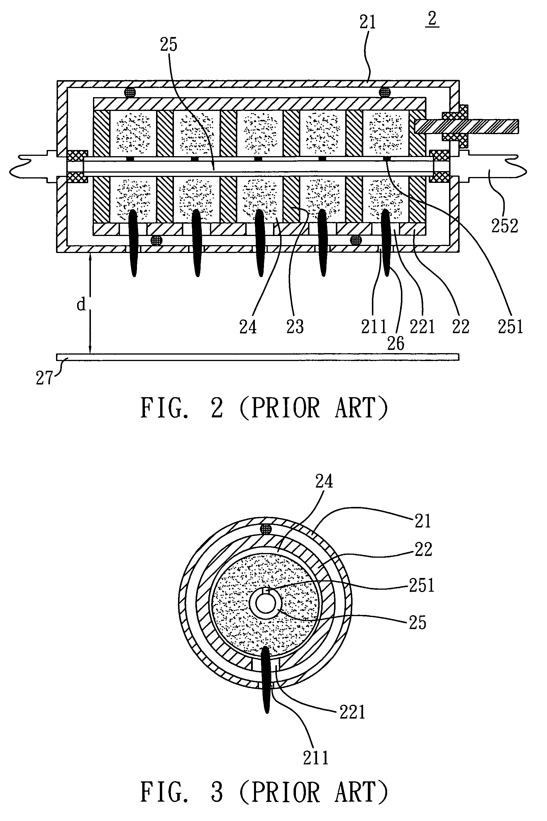 Hollow cathode discharging apparatus