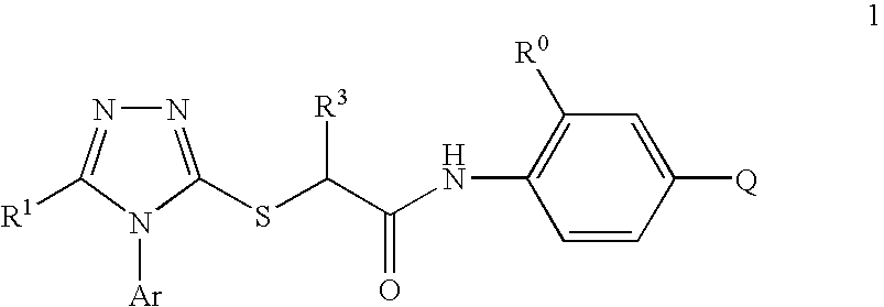 N[S(4-aryl-triazol-3-yl)alpha-mercaptoacetyl]-p-amino benzoic acids as HIV reverse transcriptase inhibitors