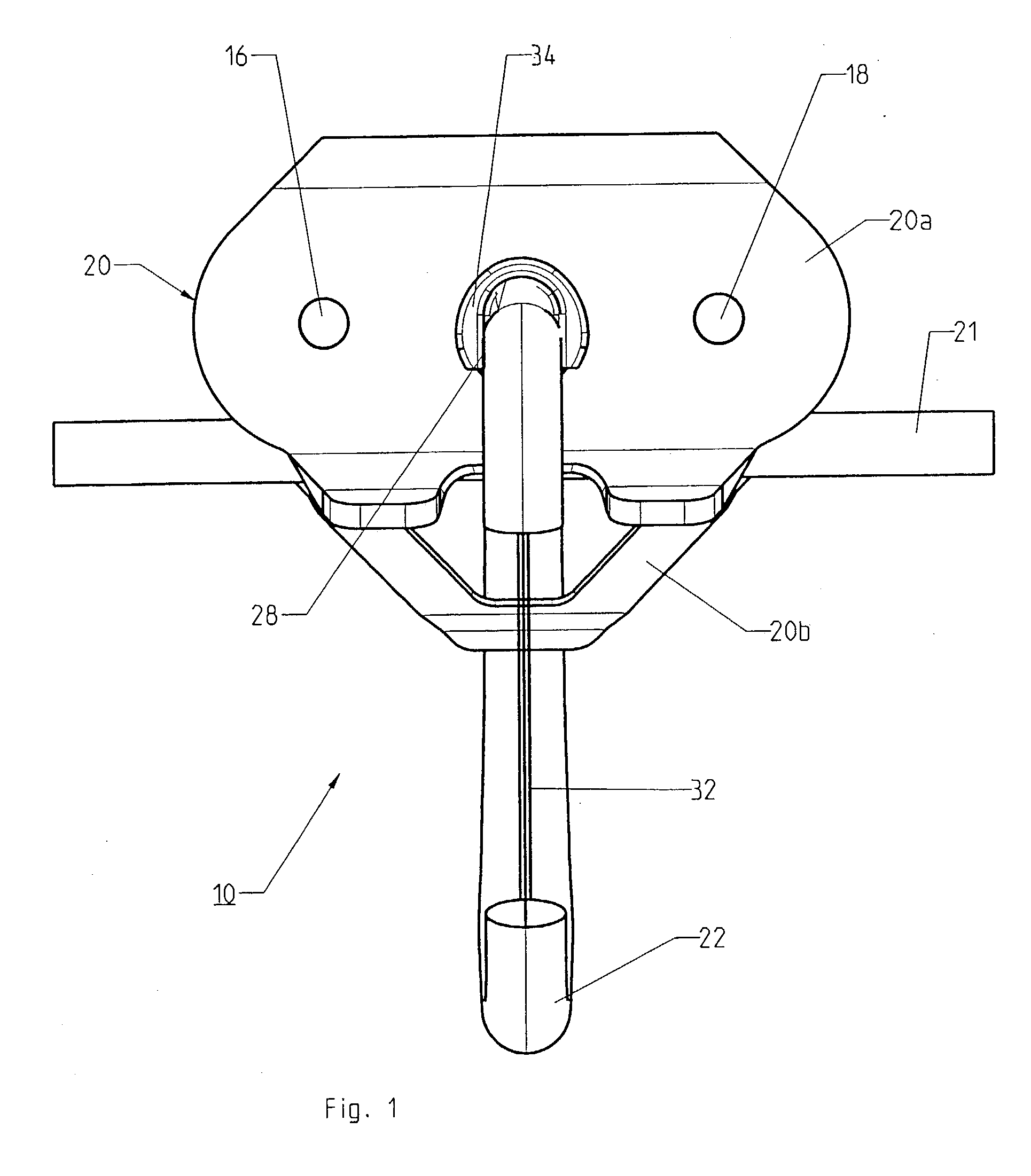 Double pulley device for use for Tyrolean traversing on a rope or cable