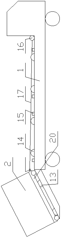 Transportation system for automatic loading and unloading of textile products