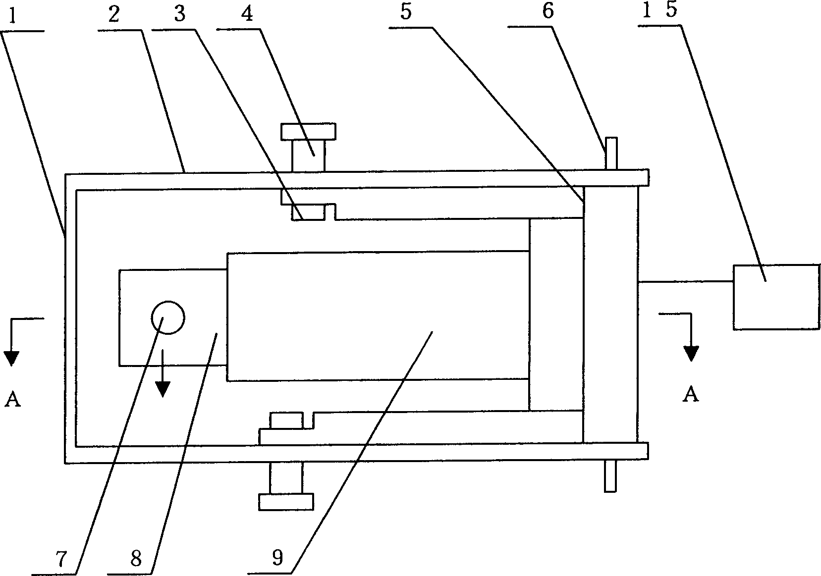 Rotary cantilever type forcementer and its method for measuring pull force of rope