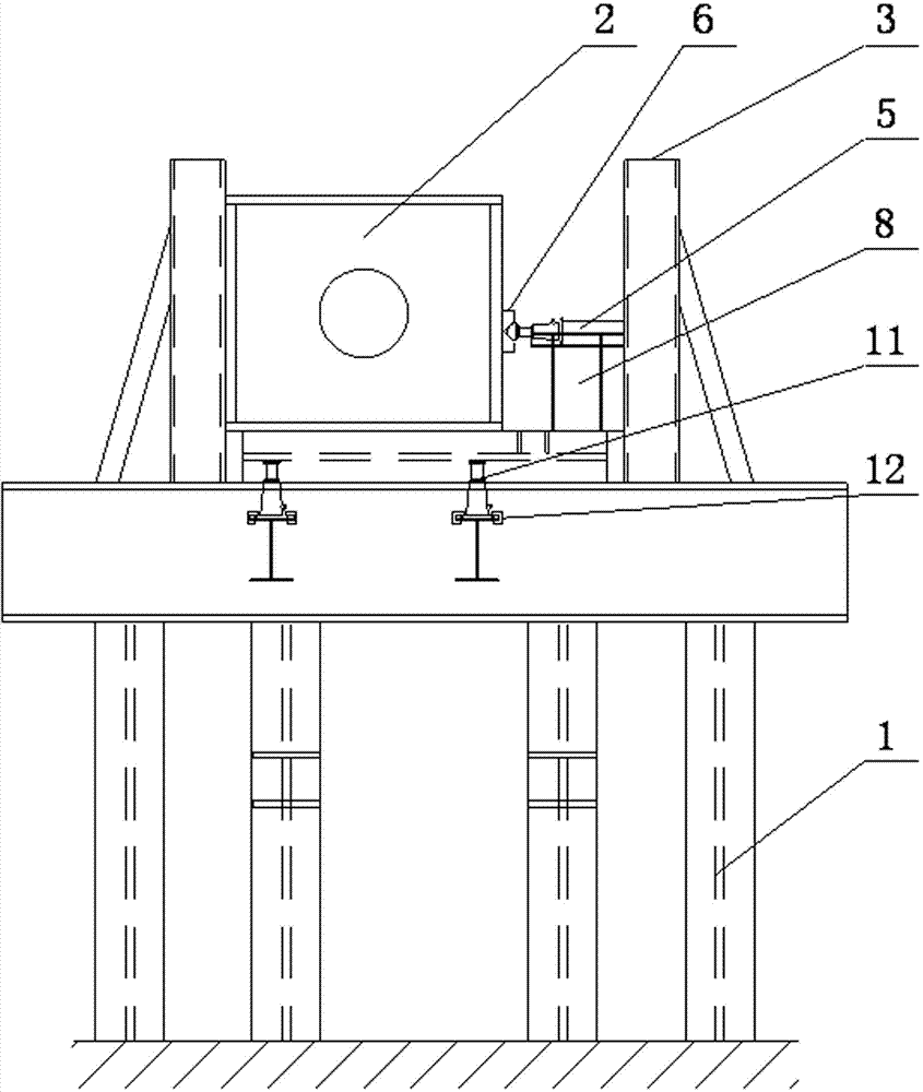 Fixture for end milling of H-shaped and box-type components and cross columns