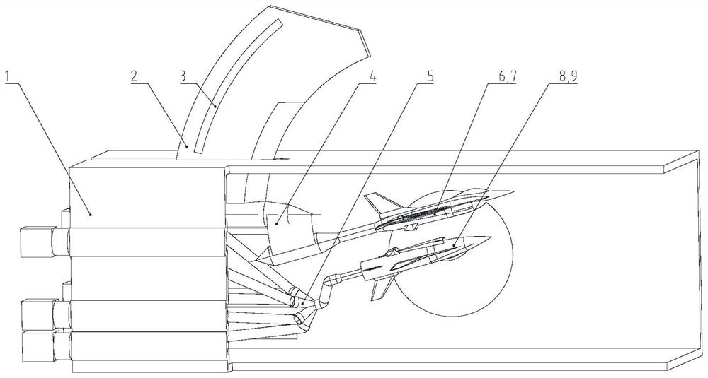 Trajectory capture system for aircraft-missile simultaneous separation simulation