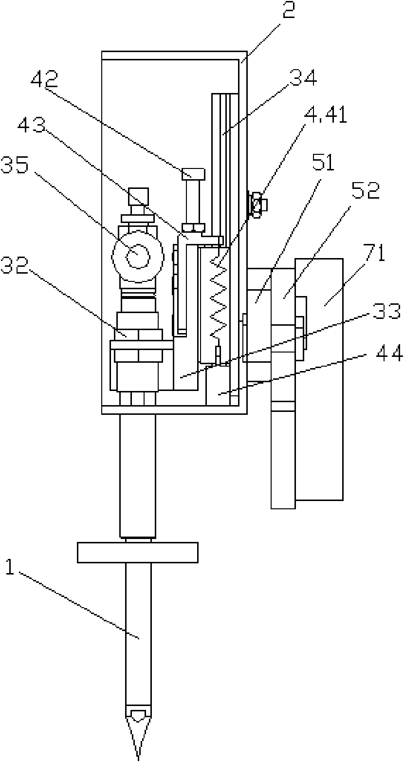 Soldering bit mechanism of automatic soldering robot