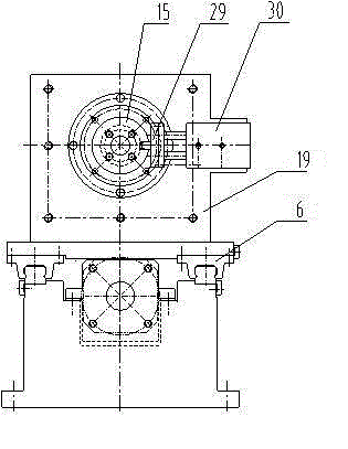 Boring rod inserting device for combined machine tool
