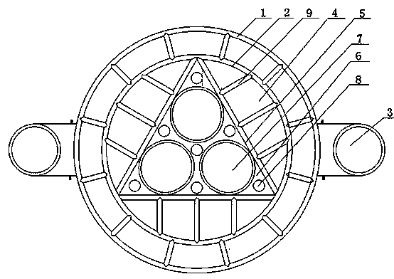 Conical hood mechanism of titanium slag furnace