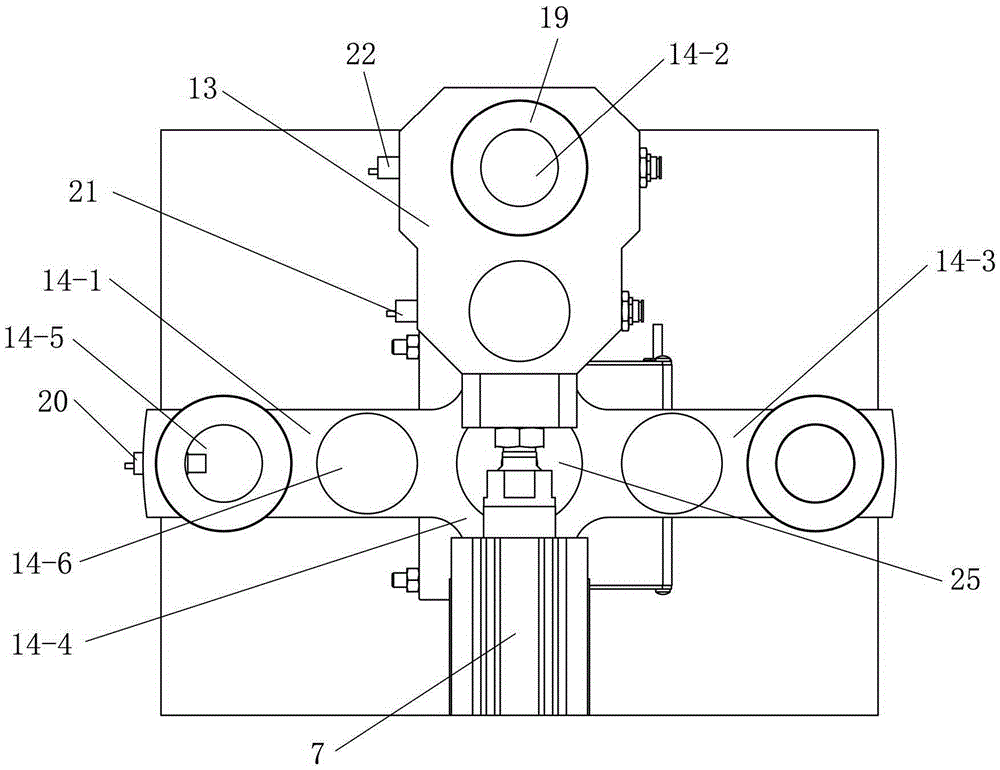 Full-automatic pressing device for perforating bullets