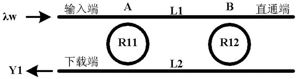 Silicon substrate electro-optical OR-AND integrated logic device