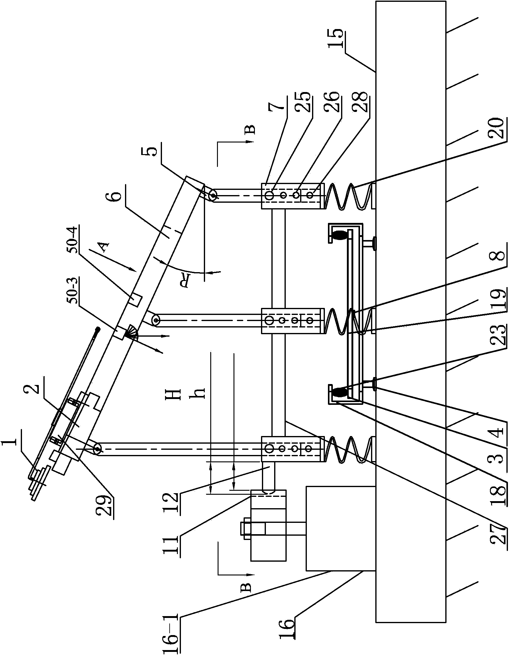 Laser-type super-equal-length weight throw core stable force training and information feedback device