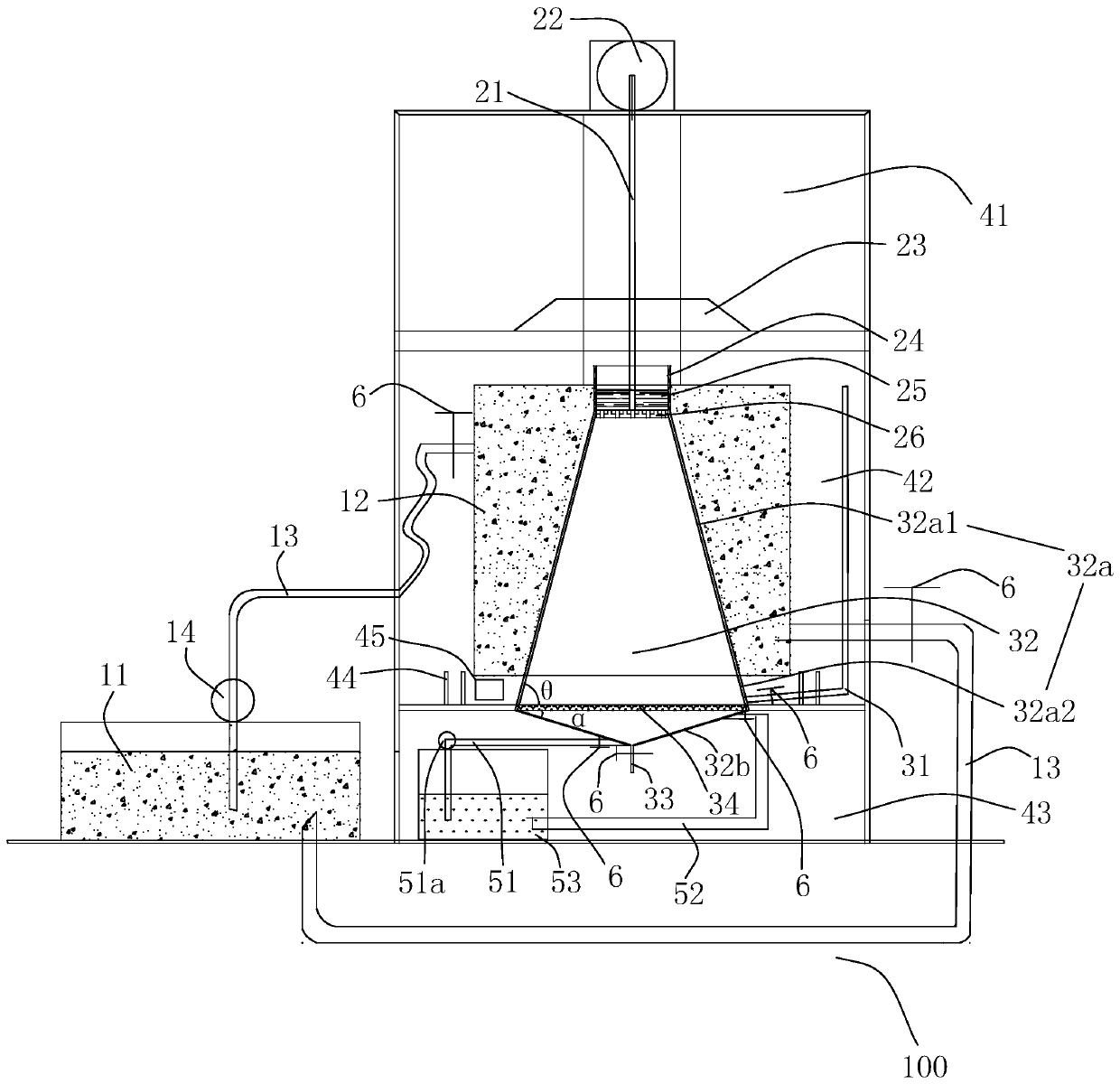 Gallium purification device and method