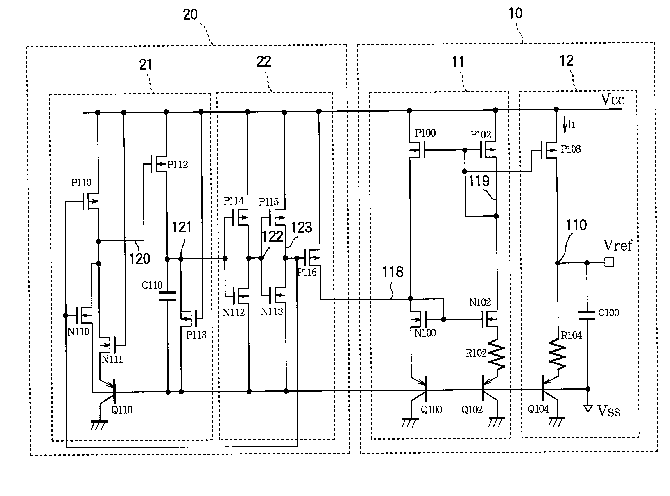 Bandgap reference voltage circuit