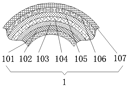 Outdoor cable bridge with long service life