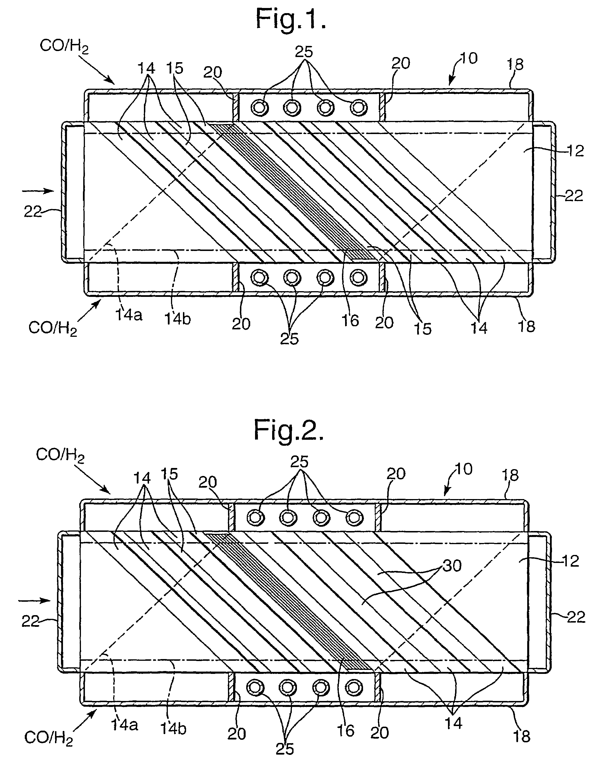 Catalytic reactor and process