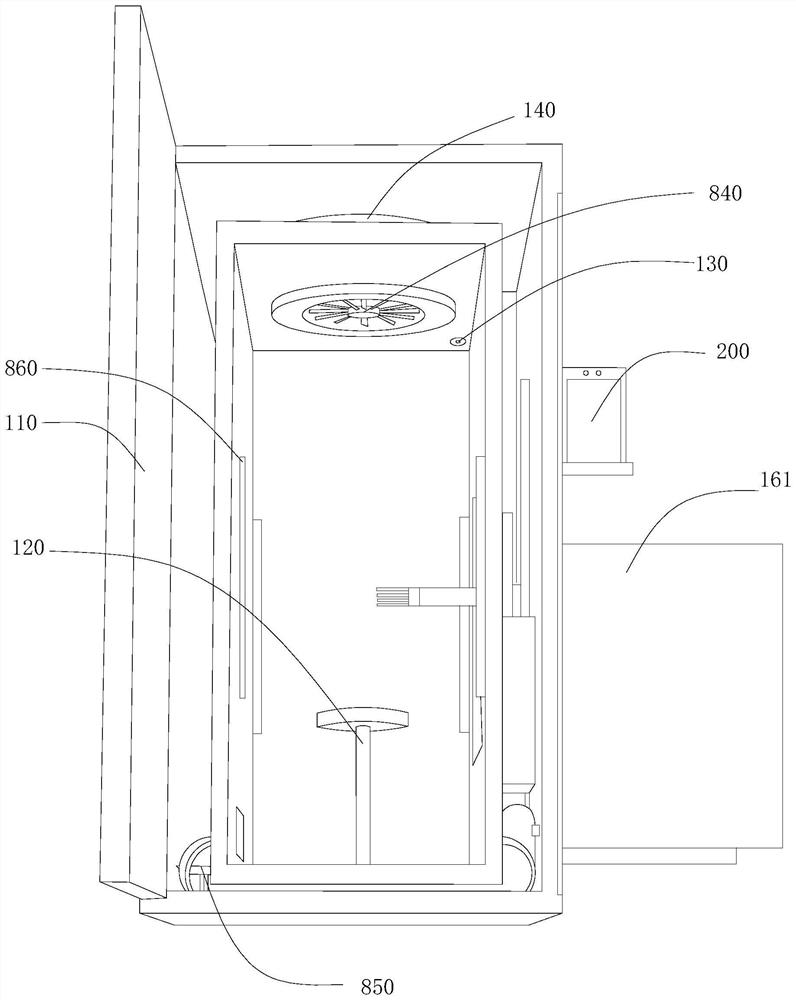 Automatic vaccine inoculation cabin system and control method