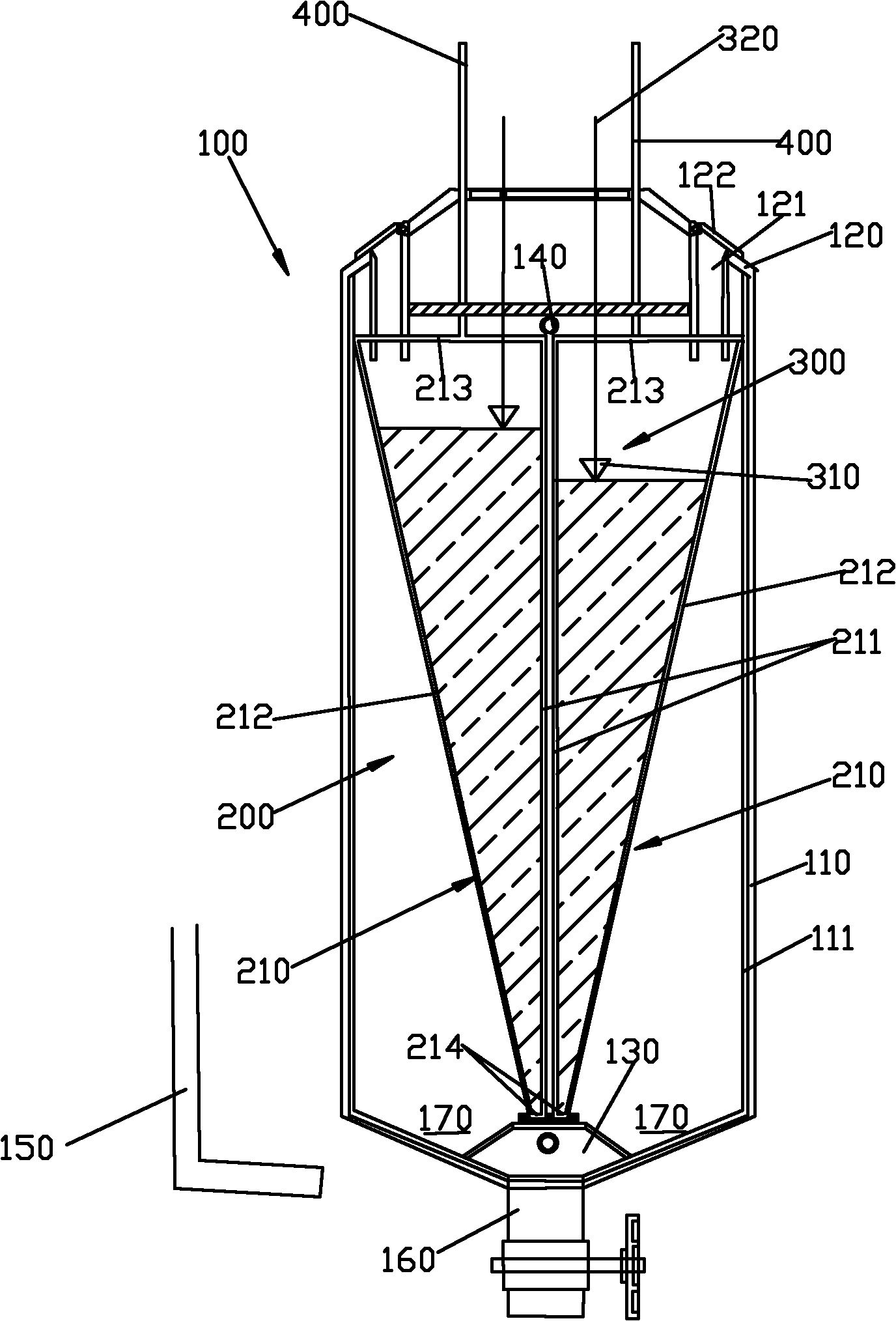 Electrocoagulation device and method for sewage treatment