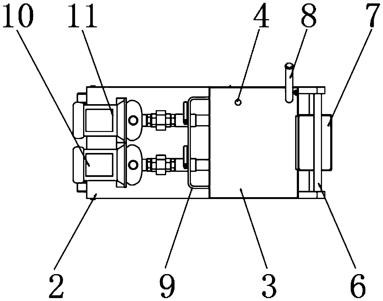 Electric eddy current dynamometer water ring cleaning trolley and an electric eddy current dynamometer water ring cleaning method