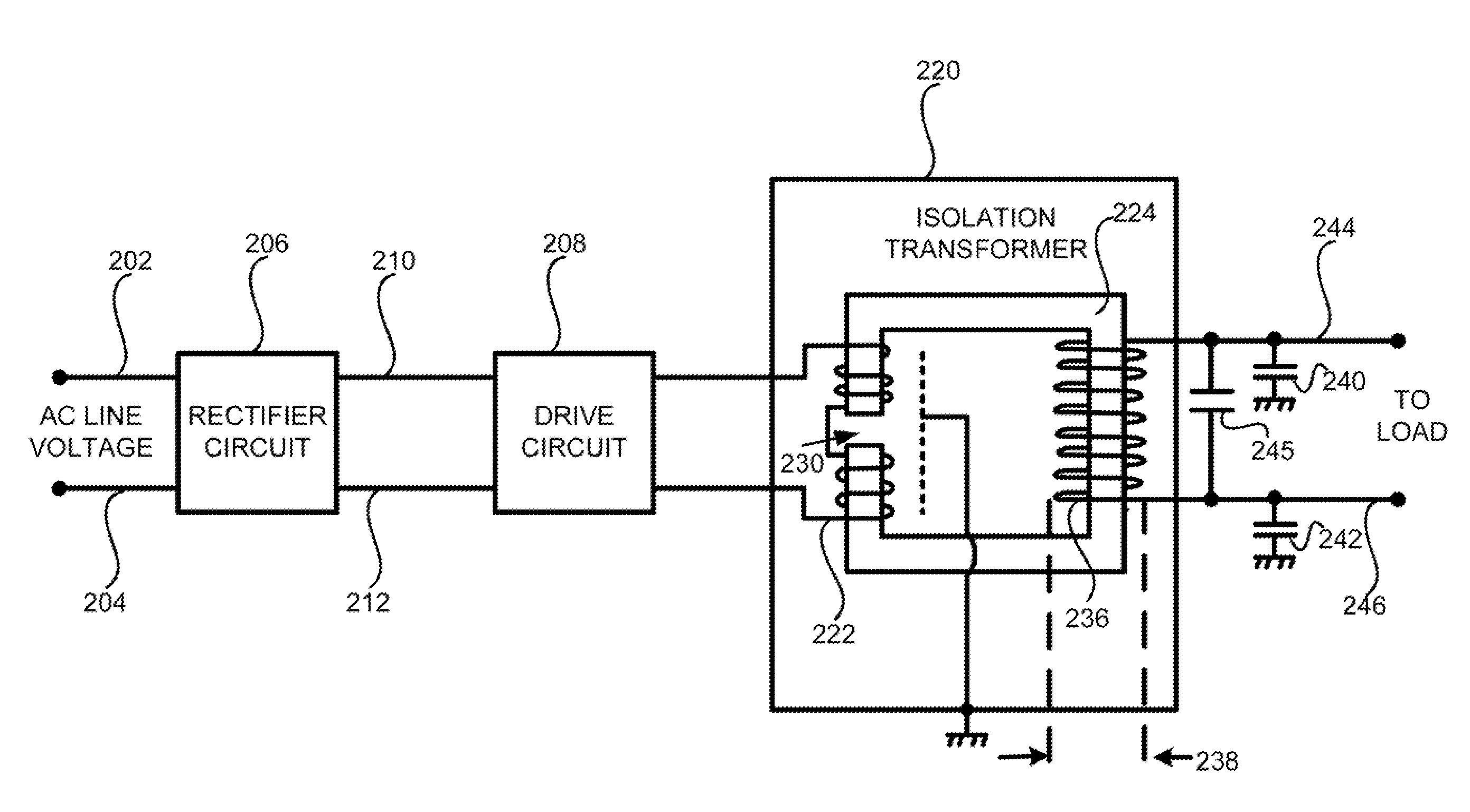 RF isolation for power circuitry