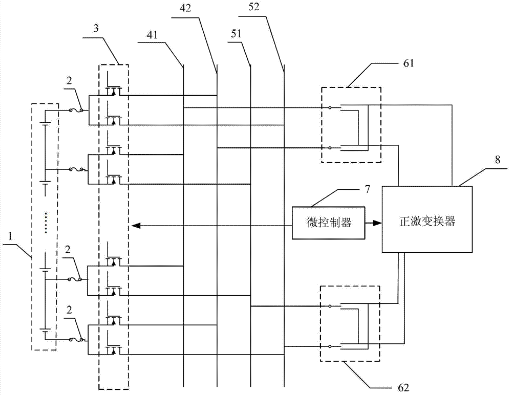 Equalization circuit and equalization method of lithium ion battery pack