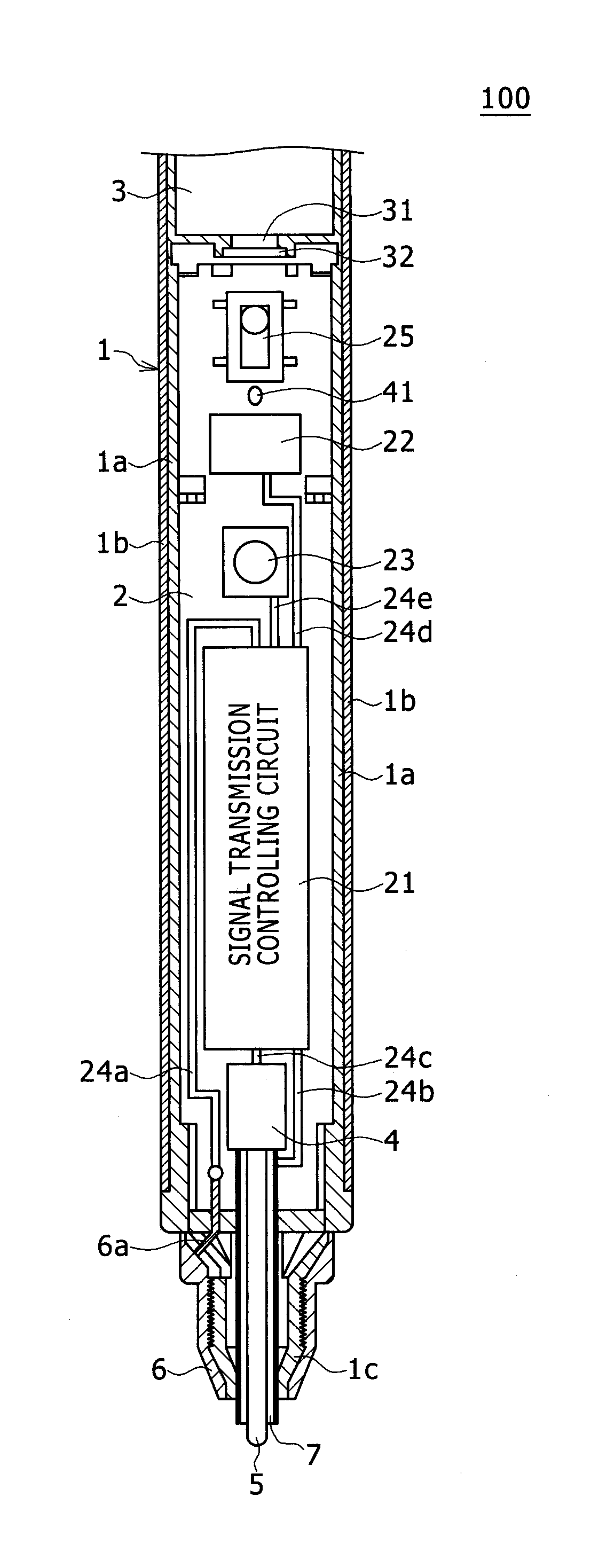 Position pointer, signal processing circuit, signal supply controlling method and signal processing method