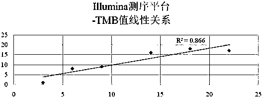 Tumor mutation burden standard substance, and preparation method and kit thereof