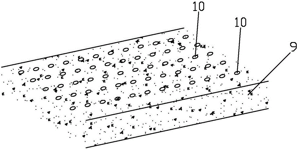Integrated rainwater system for sponge city and construction method of rainwater system