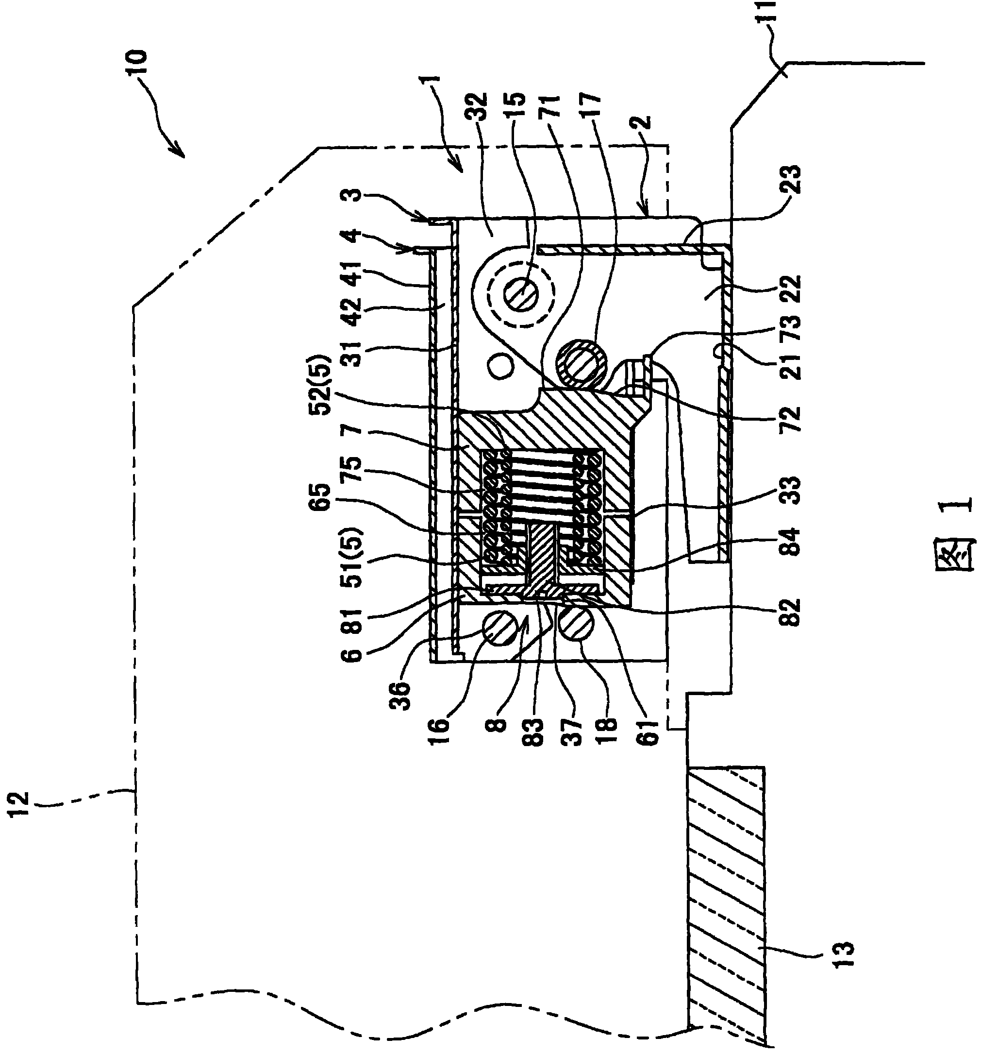 Manuscript pressure plate switching device and office device having the same