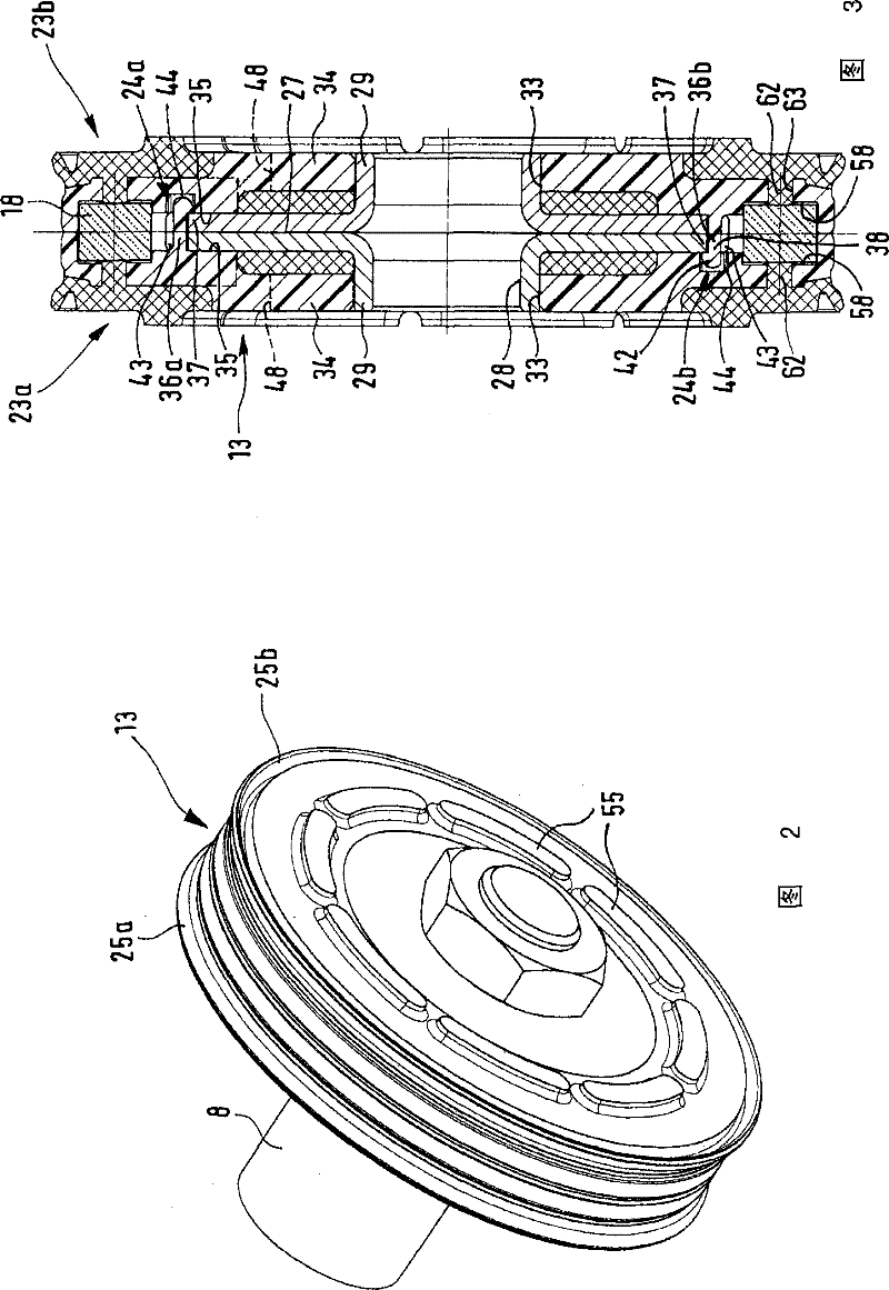 Piston for a working cylinder