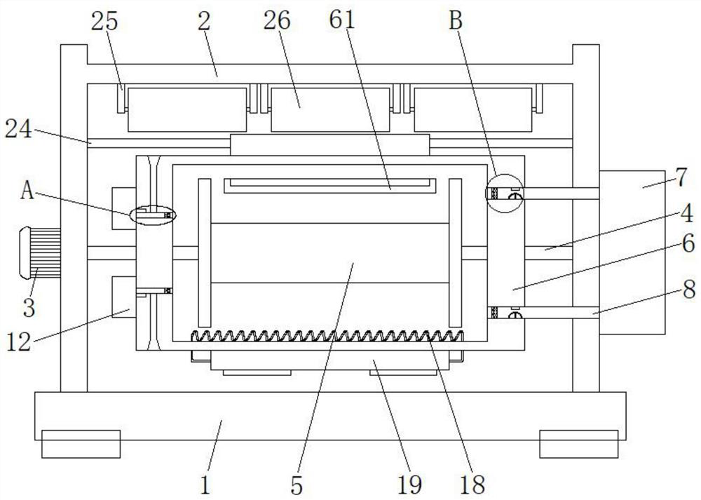 Clean type winding device for non-woven fabric processing
