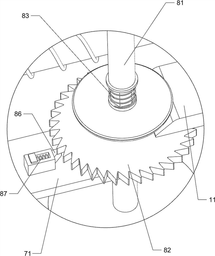 Knife handle water transfer printing device for knife making